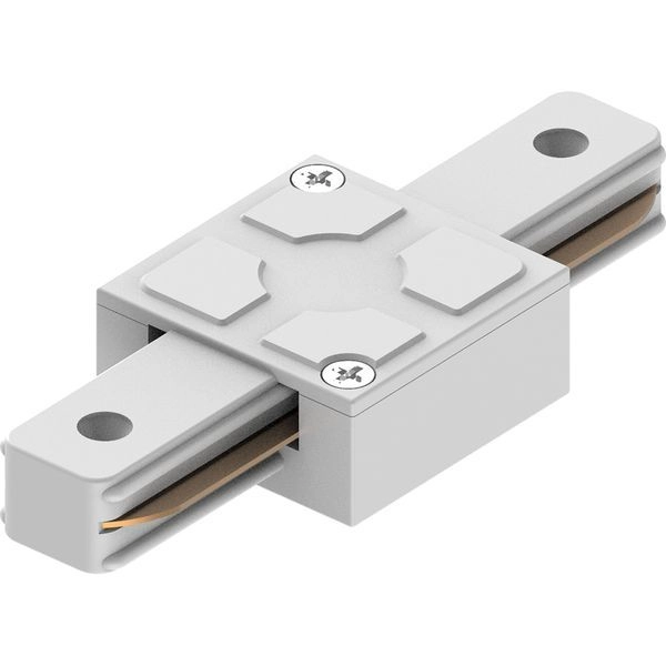 Коннектор I-образный для шинопровода (белый) LD1006 для CAB1005  41734 в каталоге ЮгКабель