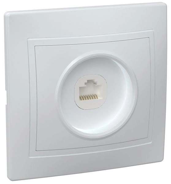 Розетка СП 1-м RJ45 в сборе (белый) Кварта EKK10-K01-DM Розетка СП 1-м RJ45 в сборе (белый) Кварта EKK10-K01-DM в каталоге ЮгКабель