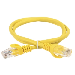 Патч-корд UTP 4р cat.5е PVC  (1,0м) желтый PC05-C5EU-1M Патч-корд UTP 4р cat.5е PVC  (1,0м) желтый PC05-C5EU-1M в каталоге ЮгКабель