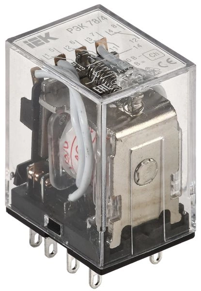 Реле РЭК78/4(MY4)  3А  24В АC RRP20-4-03-024A в каталоге ЮгКабель