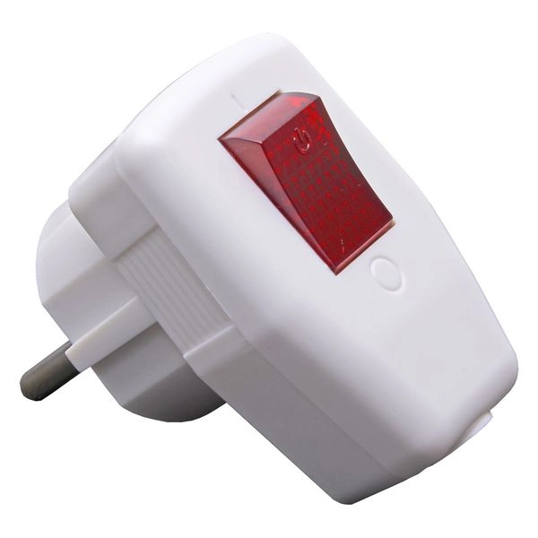 Вилка с з/к 16A белый (угловая) с выключателем PPG16-43-202 39004 в каталоге ЮгКабель