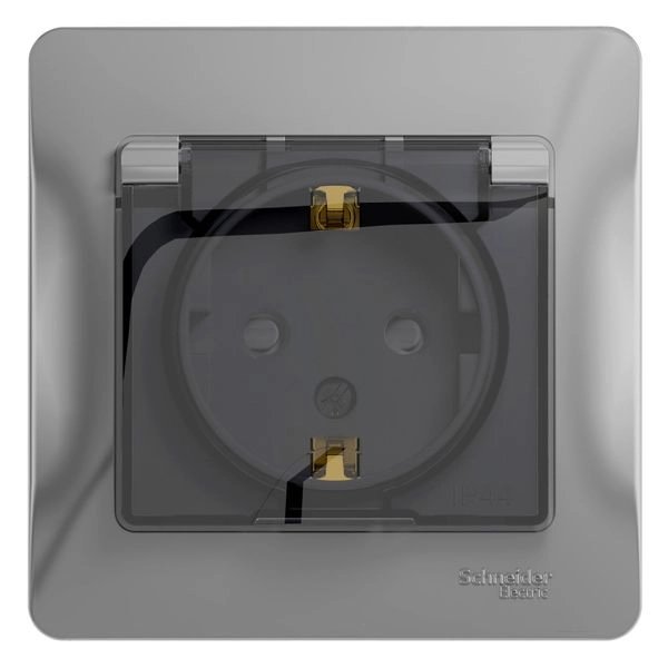 РОЗЕТКА з/к со шт кр,16А,IP44,в сб, АЛЮМ GSL000348 в каталоге ЮгКабель