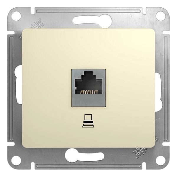 Розетка СП 1-м компьютерная RJ45 UTP механизм (бежевый) Glossa GSL000281K Розетка СП 1-м компьютерная RJ45 UTP механизм (бежевый) Glossa GSL000281K в каталоге ЮгКабель