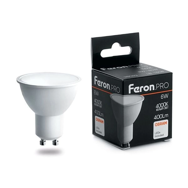 Лампа светодиод. LED   6W 4000К 400Лм MR16 GU10 30т.ч. 220V (57х50) (аналог 40W) LB-1606 OSRAM LED 38087 Лампа светодиод. LED   6W 4000К 400Лм MR16 GU10 30т.ч. 220V (57х50) (аналог 40W) LB-1606 OSRAM LED 38087 в каталоге ЮгКабель