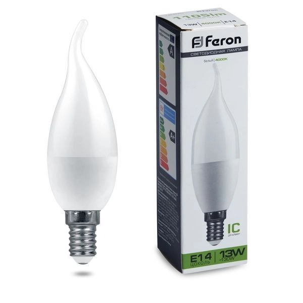 Лампа светодиод. LED 13W 4000К 1105Лм Е14 30т.ч. C37 (145х37) (аналог 120W) LB-970 свеча на ветру 38113 Лампа светодиод. LED 13W 4000К 1105Лм Е14 30т.ч. C37 (145х37) (аналог 120W) LB-970 свеча на ветру 38113 в каталоге ЮгКабель