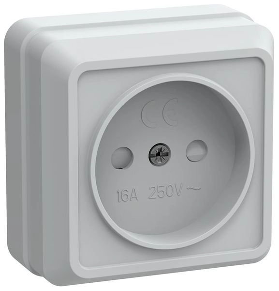 Розетка ОП 1-м с з/ш (белый) Октава ERO13-K01-10-DC Розетка ОП 1-м с з/ш (белый) Октава ERO13-K01-10-DC в каталоге ЮгКабель