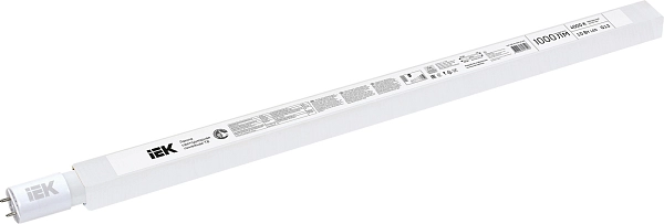 Лампа светодиод. 10W 4000К 1000Лм G13 T8 220V (600мм.) (аналог L18) матовая LLE-T8R-10-230-40-G13 Лампа светодиод. 10W 4000К 1000Лм G13 T8 220V (600мм.) (аналог L18) матовая LLE-T8R-10-230-40-G13 в каталоге ЮгКабель