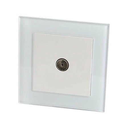 розетка телевизионная 1-местная, серия катрин, gls00-7008-01, белый в сборе  39247 - купить по низким ценам в Краснодаре Розетка телевизионная 1-местная, серия Катрин, GLS00-7008-01, белый в сборе  39247 в наличии по выгодной цене. Краснодар. ЮГКАБЕЛЬ.