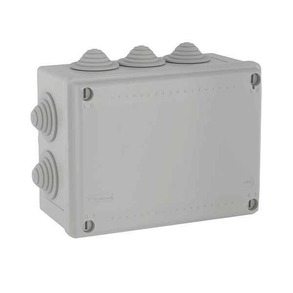 Коробка монтажная ОП 150х110х70 с 10 вводами IP55 (серый) 54000 Коробка монтажная ОП 150х110х70 с 10 вводами IP55 (серый) 54000 в каталоге ЮгКабель