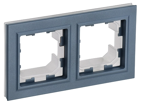 BRITE Рамка 2-мест. IP44 РУ-2-БрМ-44 мар. IEK BR-M22-44-K35
