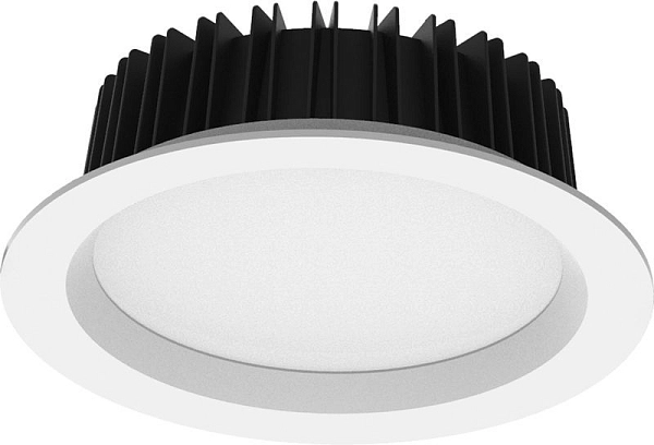 Светильник светодиодный (встраив.) 15W 4000K 1200Лм IP65 220V 90 град бел (AL265) d145 h65 41616 в каталоге ЮгКабель