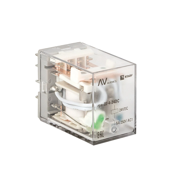 Реле промежуточное РПА 22/4 5A 24В DC EKF AVERES rpa-22-4-24DC Реле промежуточное РПА 22/4 5A 24В DC EKF AVERES rpa-22-4-24DC в каталоге ЮгКабель