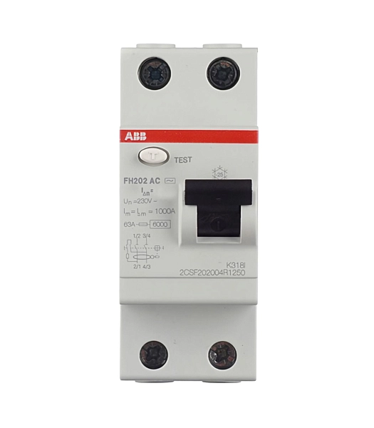УЗО 2Р 25А/30мА АС (FH202) 2CSF202004R1250 в каталоге ЮгКабель