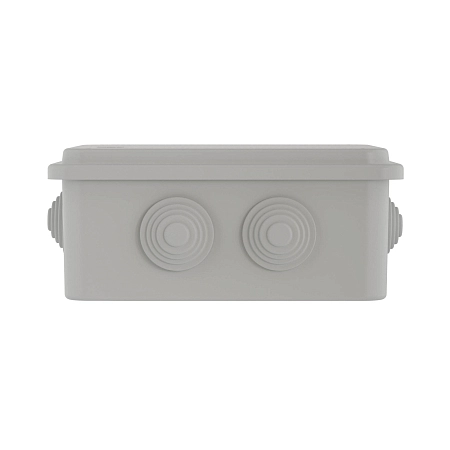 Коробка монтажная ОП 120х80х50 с 6 вводами IP55 (серый) 53900 - купить по низкой цене в Краснодаре | ЮгКабель