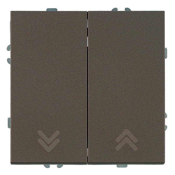 Выключатель СП 2-м кнопка механизм (антрацит) soft touch Эмили RSW10-5113-09 50367 в каталоге ЮгКабель