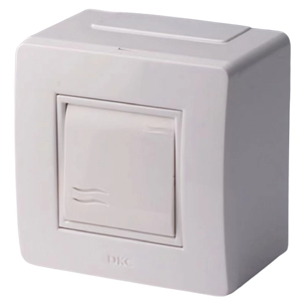 Коробка в сборе с выключателем, белая  10002 в каталоге ЮгКабель