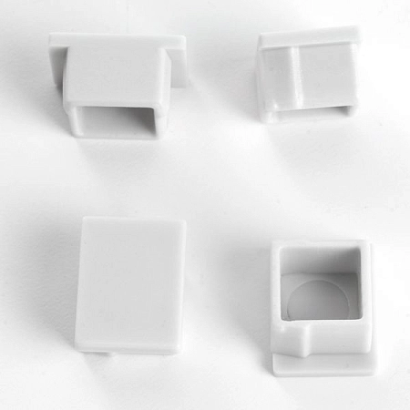 Заглушка без отверстия для профиля CAB261, LD372 (комплект 4шт) 48247 - купить по низкой цене в Краснодаре | ЮгКабель