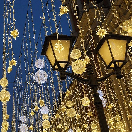 Светодиодная гирлянда Feron CL08 линейная 60м   3м 230V мультиколор,статичная, c питанием от сети, з 26784 - купить по низкой цене в Краснодаре | ЮгКабель