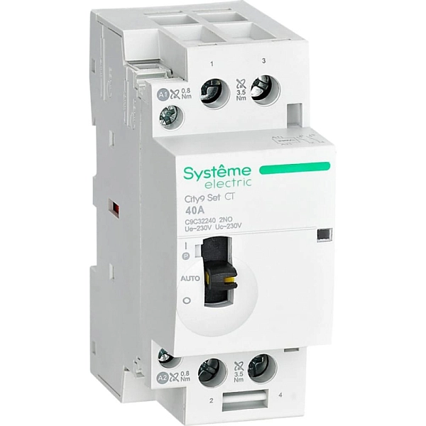 Контактор модульный 2Р 63A, 2НО, AC 230В, ручное управление Сity9 C9C32263 Контактор модульный 2Р 63A, 2НО, AC 230В, ручное управление Сity9 C9C32263 в каталоге ЮгКабель