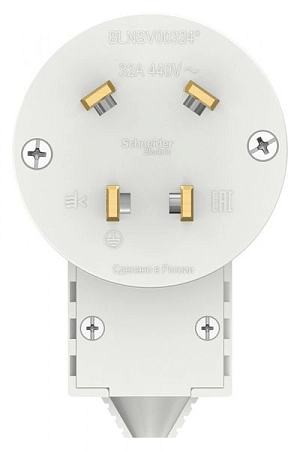 Вилка к эл.плите СП с з/к трехфазная 32А BLNSV003241 в наличии по выгодной цене. Краснодар. ЮГКАБЕЛЬ.