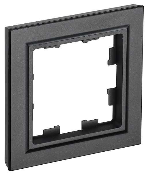 BRITE Рамка 1-мест. РУ-1-БрЧ черн. IEK BR-M12-K02 в каталоге ЮгКабель