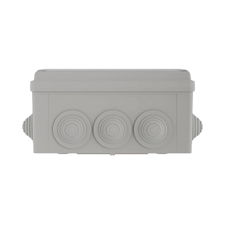 Коробка монтажная ОП 150х110х70 с 10 вводами IP55 (серый) 54000 - купить по низкой цене в Краснодаре | ЮгКабель