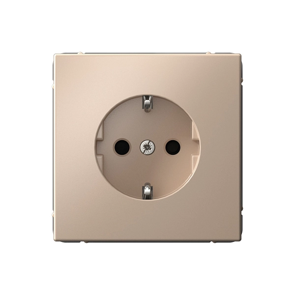 Розетка СП 1-м с з/к со шт. механизм песочный ARTGALLERY GAL001245 в каталоге ЮгКабель