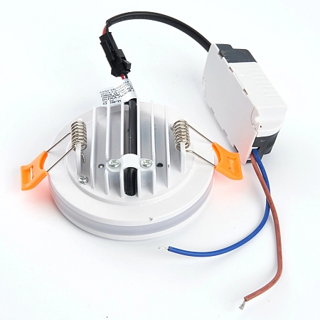 Светильник светодиодный (встраив.)   7W/175-260V 4000K 560Лм IP20 белый (AL600) d80 подсветка 28905 - купить по низкой цене в Краснодаре | ЮгКабель