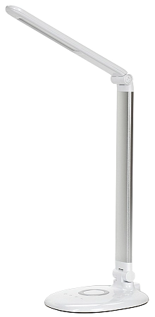 Светильник светодиодный настольный 9W, 197–253В на подставке диммер ночник серебро 2014 LDNL0-2014-1-VV-5-K27