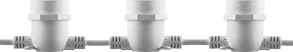 Гирлянда "Белт-лайт", 20 E27, шаг 50cm белый, 13м (3м сетевой шнур) IP65 CL50-13 29886 Гирлянда "Белт-лайт", 20 E27, шаг 50cm белый, 13м (3м сетевой шнур) IP65 CL50-13 29886 в каталоге ЮгКабель