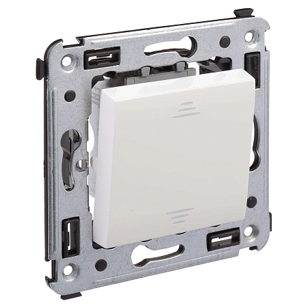 Выключатель одноклавишный в стену, "Avanti", "Белое облако" 4400103 в наличии по выгодной цене. Краснодар. ЮГКАБЕЛЬ.