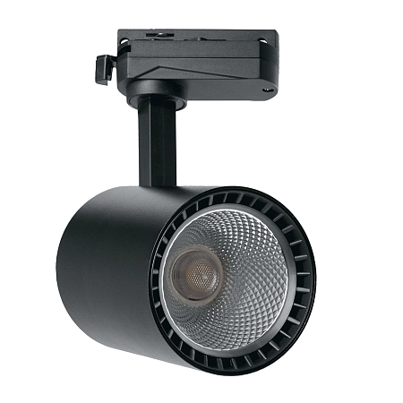 Светильник светодиодный трековый 12W 220V 4000К 1080Лм AL102 (черный) d80 129х182 29647 - купить по низкой цене в Краснодаре | ЮгКабель