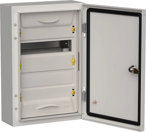 Щит настен. 24 мод. (460х310х140) IP54 ЩРН-24 серый TITAN 5 TI5-50-N-024-54-7035 в каталоге ЮгКабель