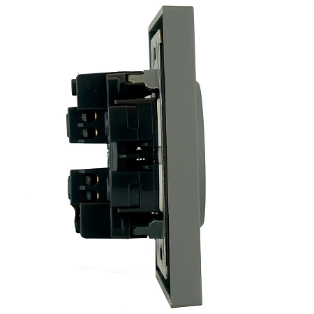 Розетка СП 2-м без з/к с шторк. (платиново-серый) soft touch Эмили RST16-5116-10 49955 в наличии по выгодной цене. Краснодар. ЮГКАБЕЛЬ.