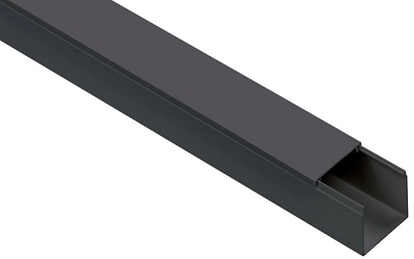 Кабель-канал 40х40 "ЭЛЕКОР" черный (24м) IEK EL-KK10-040-040-1-K02 в каталоге ЮгКабель