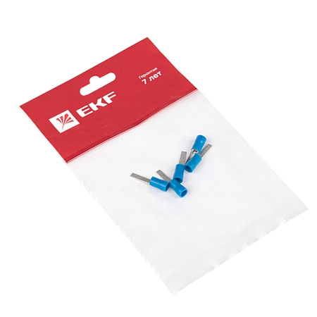 Наконечник НШПИ 1.0-2.5 штыревой плоский (уп 5шт) EKF PROxima nshpi-1.0-2.5r - купить по низкой цене в Краснодаре | ЮгКабель