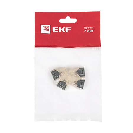 Клемма миниатюрная 2х2,5 (с пастой) линейное расположение контактов (4шт/уп.) plc-smk-102r - купить по низкой цене в Краснодаре | ЮгКабель