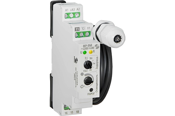 Фотореле ФР-9М 24В 50Гц/пост 220В 50Гц в компл. с датчиком кабель 1.5м A8222-77946589 в каталоге ЮгКабель