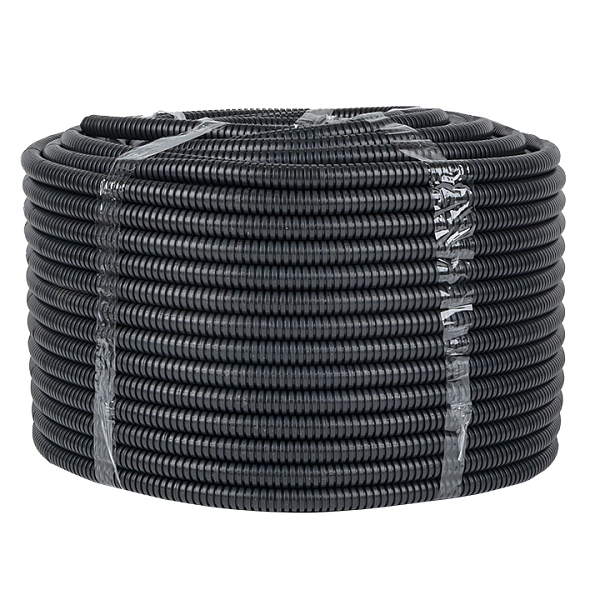 Труба гофр. ПНД Plast с зондом d25мм (50м.) черная EKF PROxima tpnd-25-50m в каталоге ЮгКабель