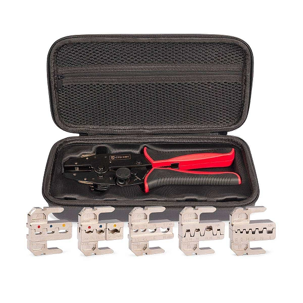 Пресс-клещи с набором матриц  для опрессовки наконечников 0.25–10мм? CTD 5 серия QUICK PRO (КВТ) 101859 в каталоге ЮгКабель