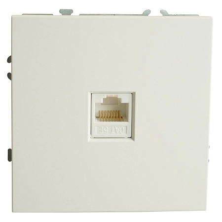 Розетка СП 1-м компьютерная RJ45 UTP механизм (белый фарфор) soft touch Эмили RST00-5117-01 49873 в наличии по выгодной цене. Краснодар. ЮГКАБЕЛЬ.