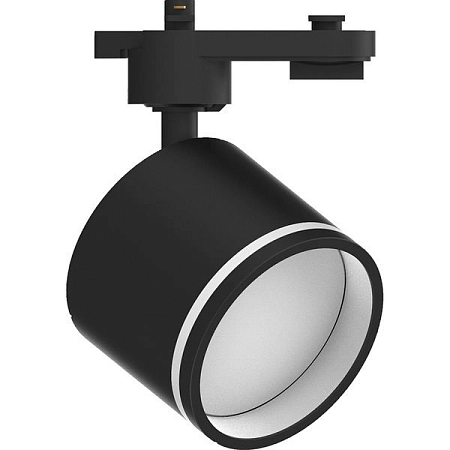 Светильник трековый под лампу GX53 15W 220V  AL163 (черный) 80х80х115 41922