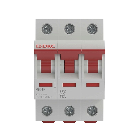 Выключатель нагрузки (мини-рубильник) 3Р 63А YON max MSD MSD-3P63