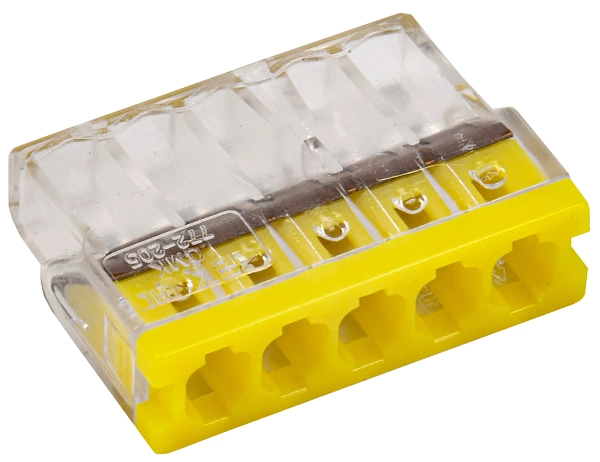 Клемма миниатюрная 5х2,5 (без пасты) линейное расположение контактов UKZ30-205-001 в каталоге ЮгКабель