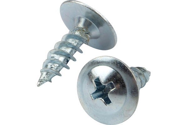 Саморез п.ш ост б.ц 4,2х13 (прес шайба острая, белый цинк) (200шт) KR-01-3361-001 в каталоге ЮгКабель