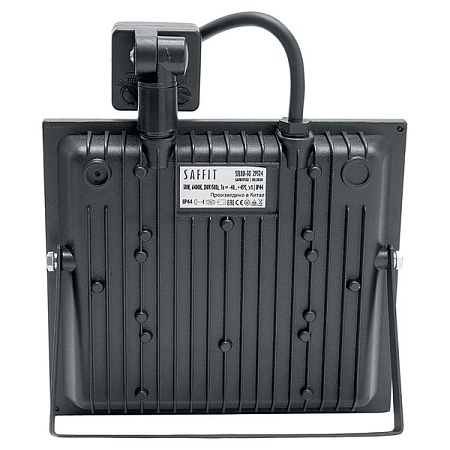 Прожектор светодиодный 30W/200-240V 6500K 2700Лм IP44 с ДД (SFL80-30) 150х110х30 черный 29523 - купить по низкой цене в Краснодаре | ЮгКабель
