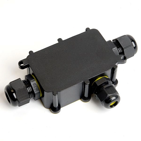 коробка разветвительная водонепрониц. 3 вых. ip68 с 4-конт. коннектором 450v140х78х36 черный ld52 49121 - купить по низким ценам в Краснодаре Коробка разветвительная водонепрониц. 3 вых. IP68 с 4-конт. коннектором 450V140х78х36 черный LD52 49121 - купить по низкой цене в Краснодаре | ЮгКабель