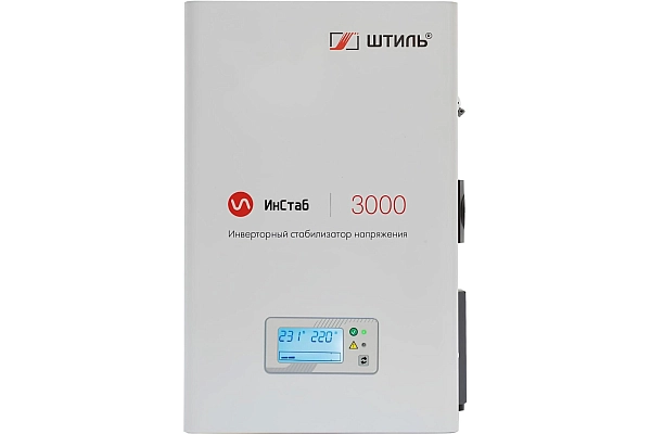 Стабилизатор 1-ф. 3000 ВА Uвх=90-310В (ШхГхВ 370х103х205) (ИнСтаб IS3000) Штиль Стабилизатор 1-ф. 3000 ВА Uвх=90-310В (ШхГхВ 370х103х205) (ИнСтаб IS3000) Штиль в каталоге ЮгКабель
