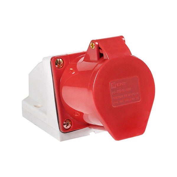 Розетка силовая 3-ф., 16А, 380В, IP44 (5-п, стацс. наруж.)  PROxima ps-115-16-380 Розетка силовая 3-ф., 16А, 380В, IP44 (5-п, стацс. наруж.)  PROxima ps-115-16-380 в каталоге ЮгКабель
