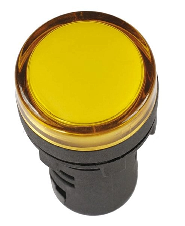 Лампа AD16DS(LED)матрица d16мм желтый 230В BLS10-ADDS-230-K05-16